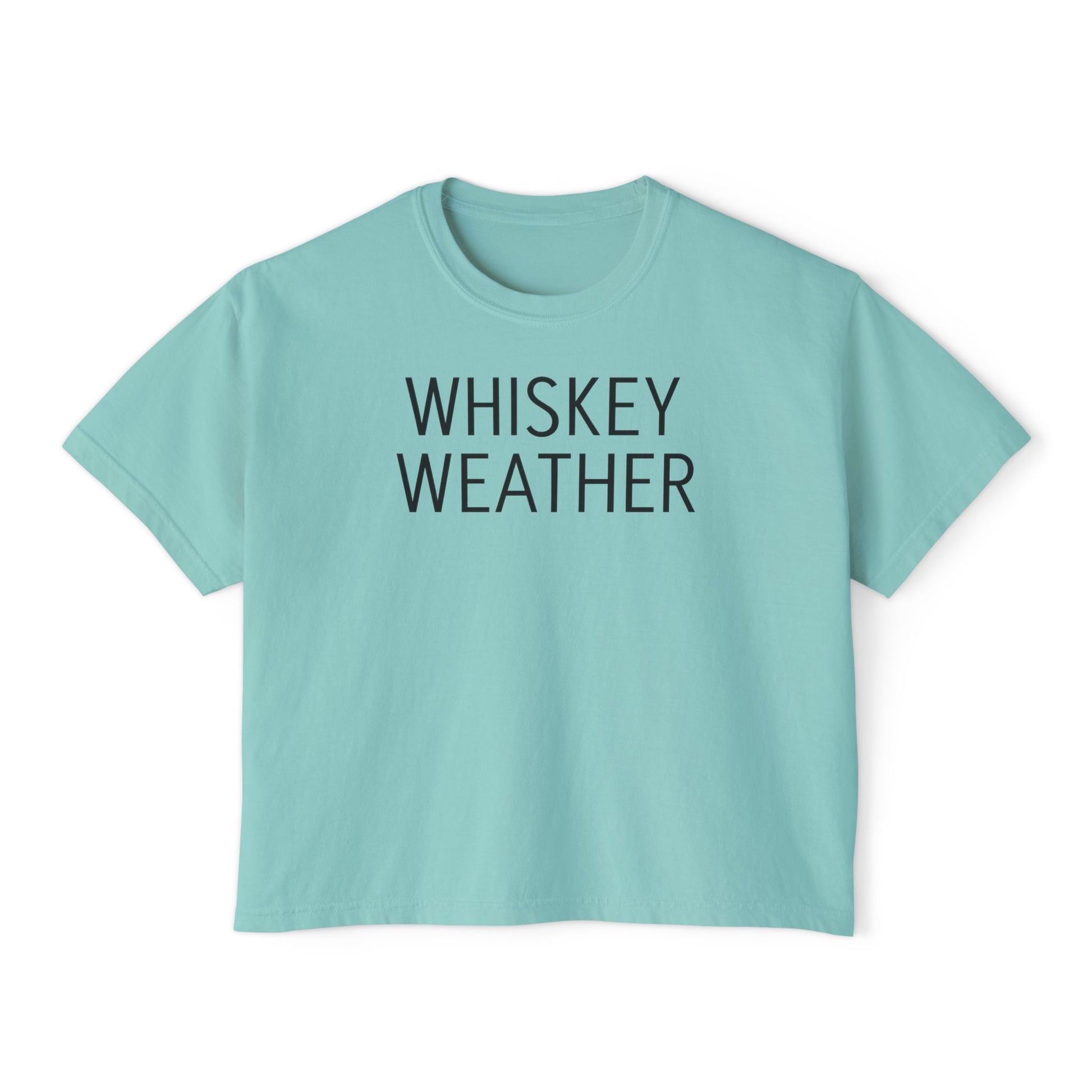 "Whiskey Weather " Boxy Tee for Women