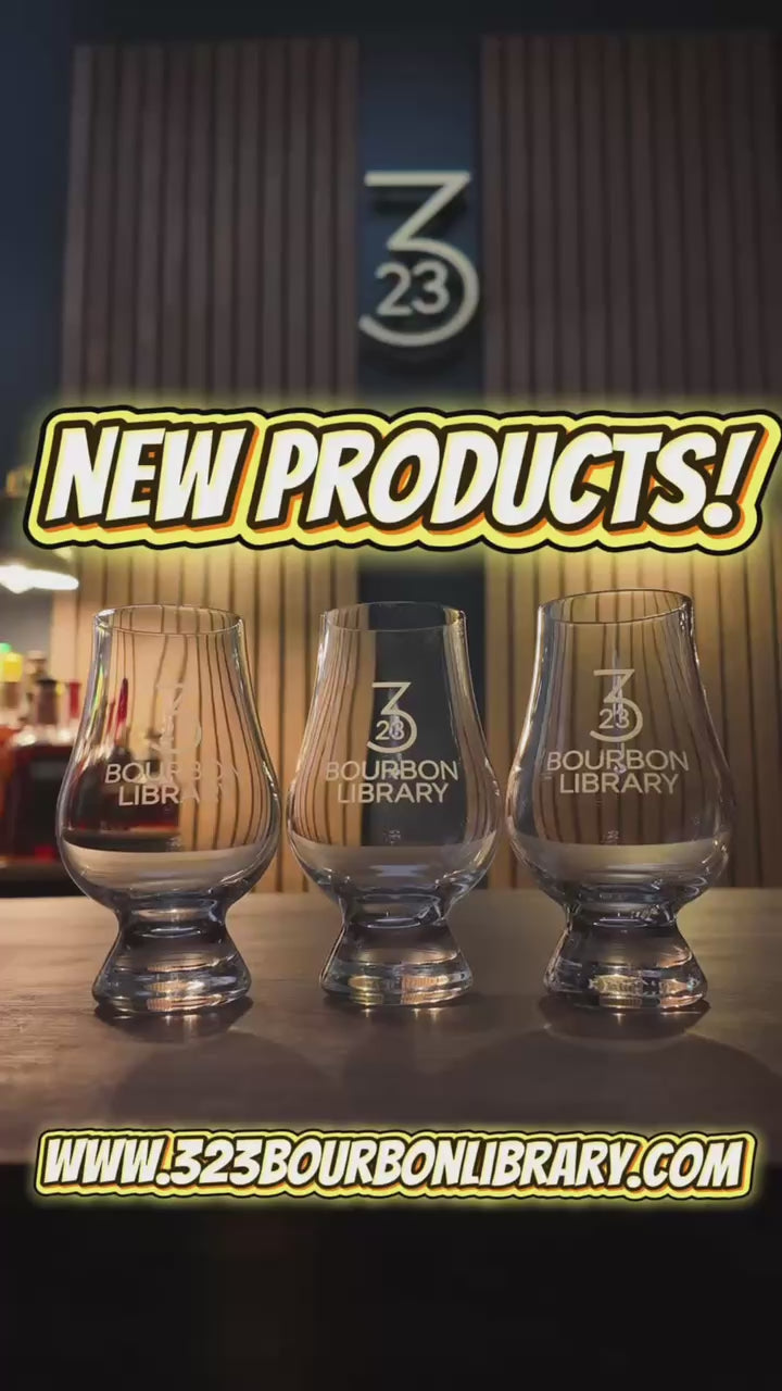 323 Bourbon Library Glencairn Whiskey Tasting Glass