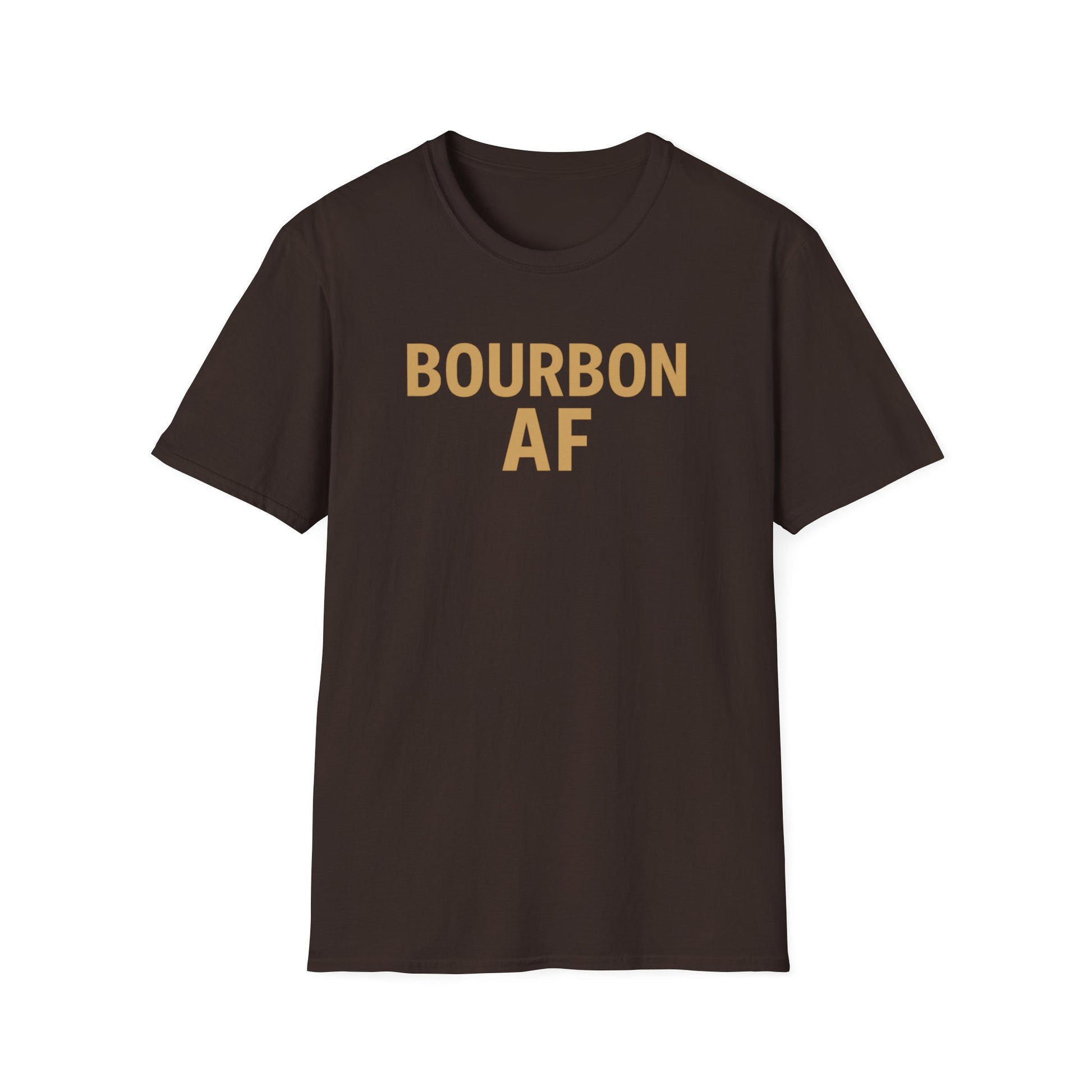 Bourbon "AF" T-Shirt — Vintage Bar Style Tee for Whiskey Lovers