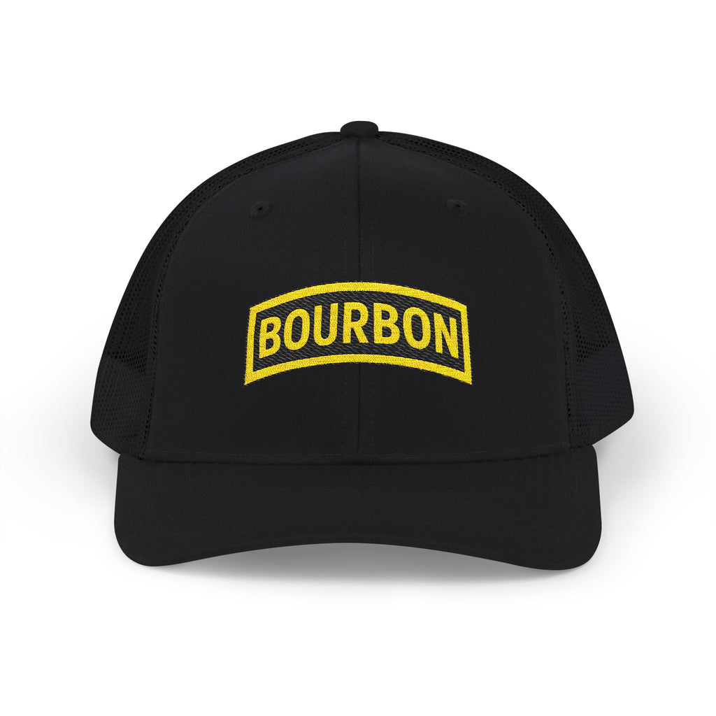 Embroidered Snapback Cap - Bourbon Arch Hat - Richardson 112