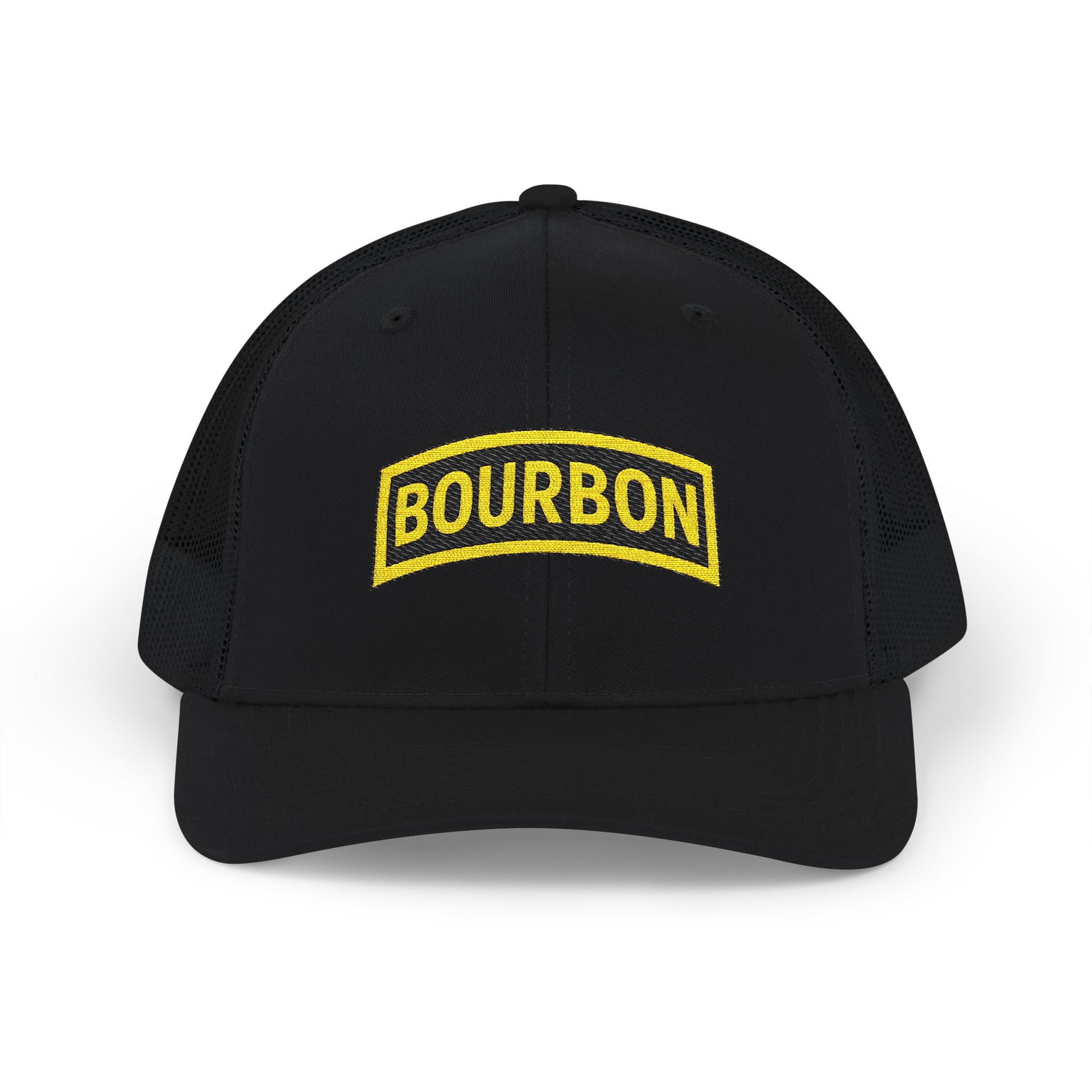 Embroidered Snapback Cap - Bourbon Arch Hat - Richardson 112
