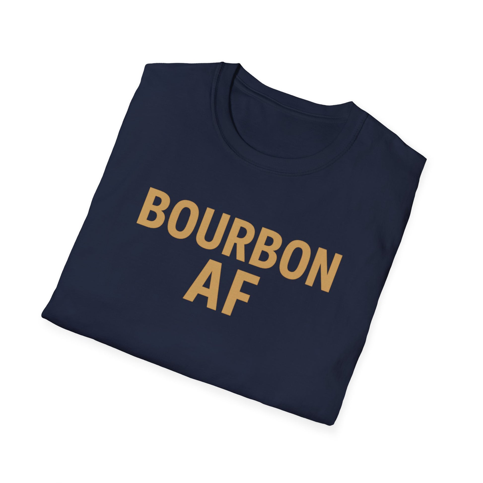 Bourbon "AF" T-Shirt — Vintage Bar Style Tee for Whiskey Lovers