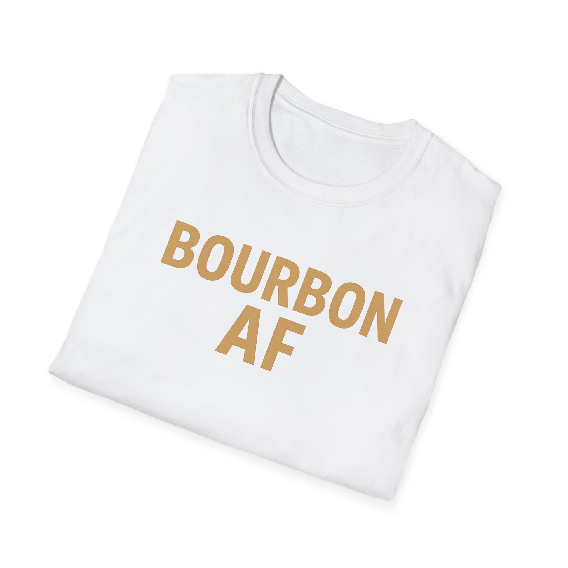 Bourbon "AF" T-Shirt — Vintage Bar Style Tee for Whiskey Lovers