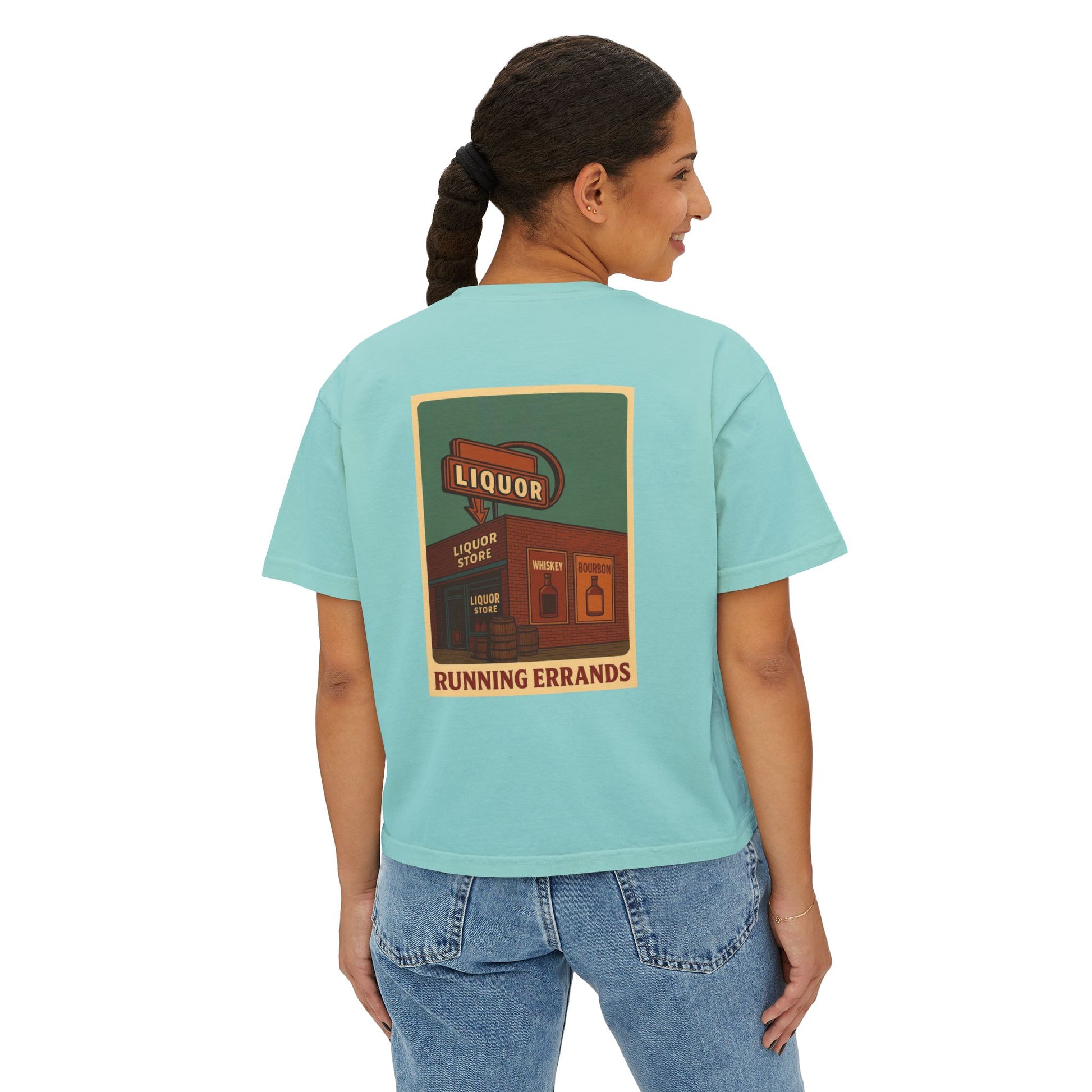 When your "Just Running Errands " Boxy Tee for Women