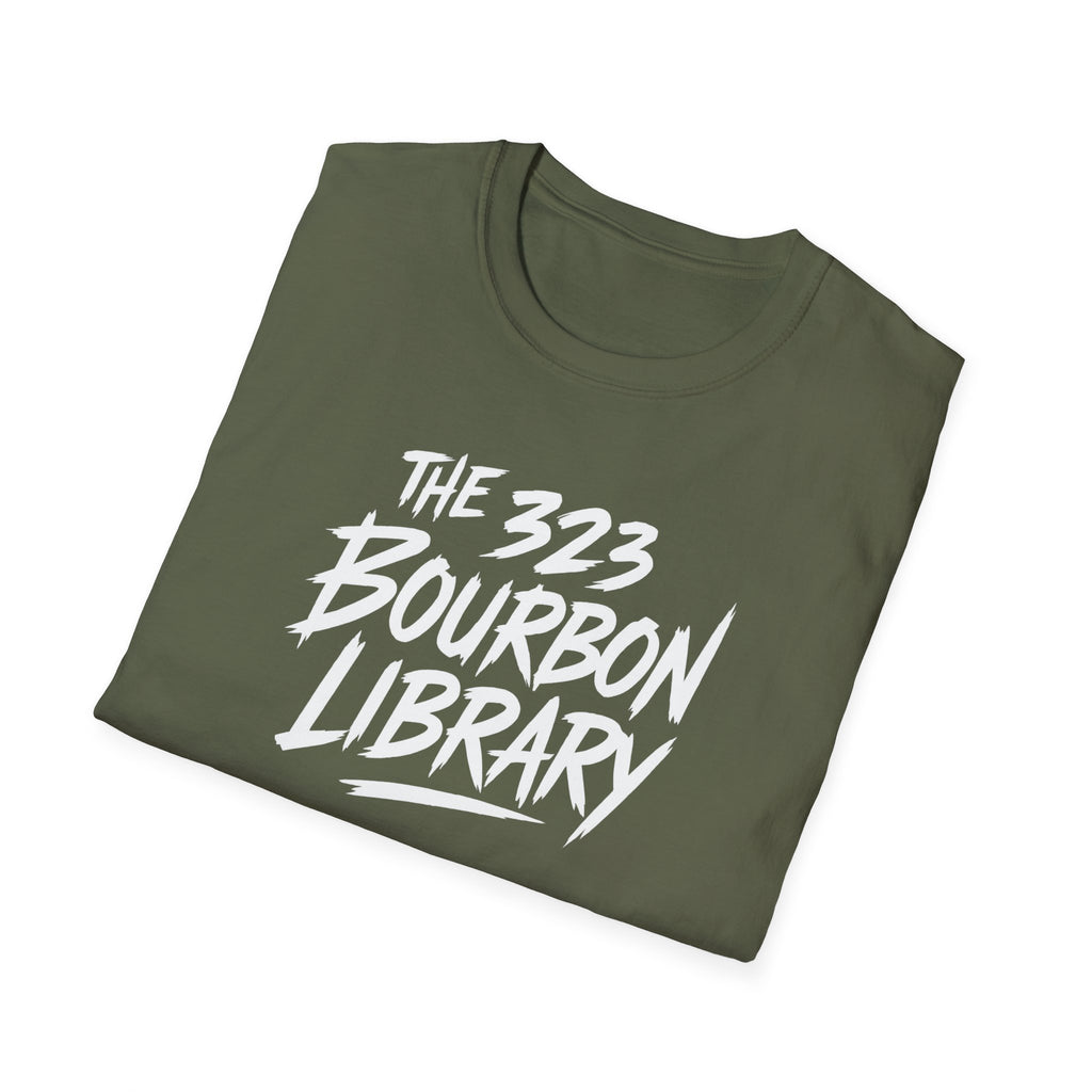 Graffiti - "The 323 Bourbon Library" Graphic T-Shirt
