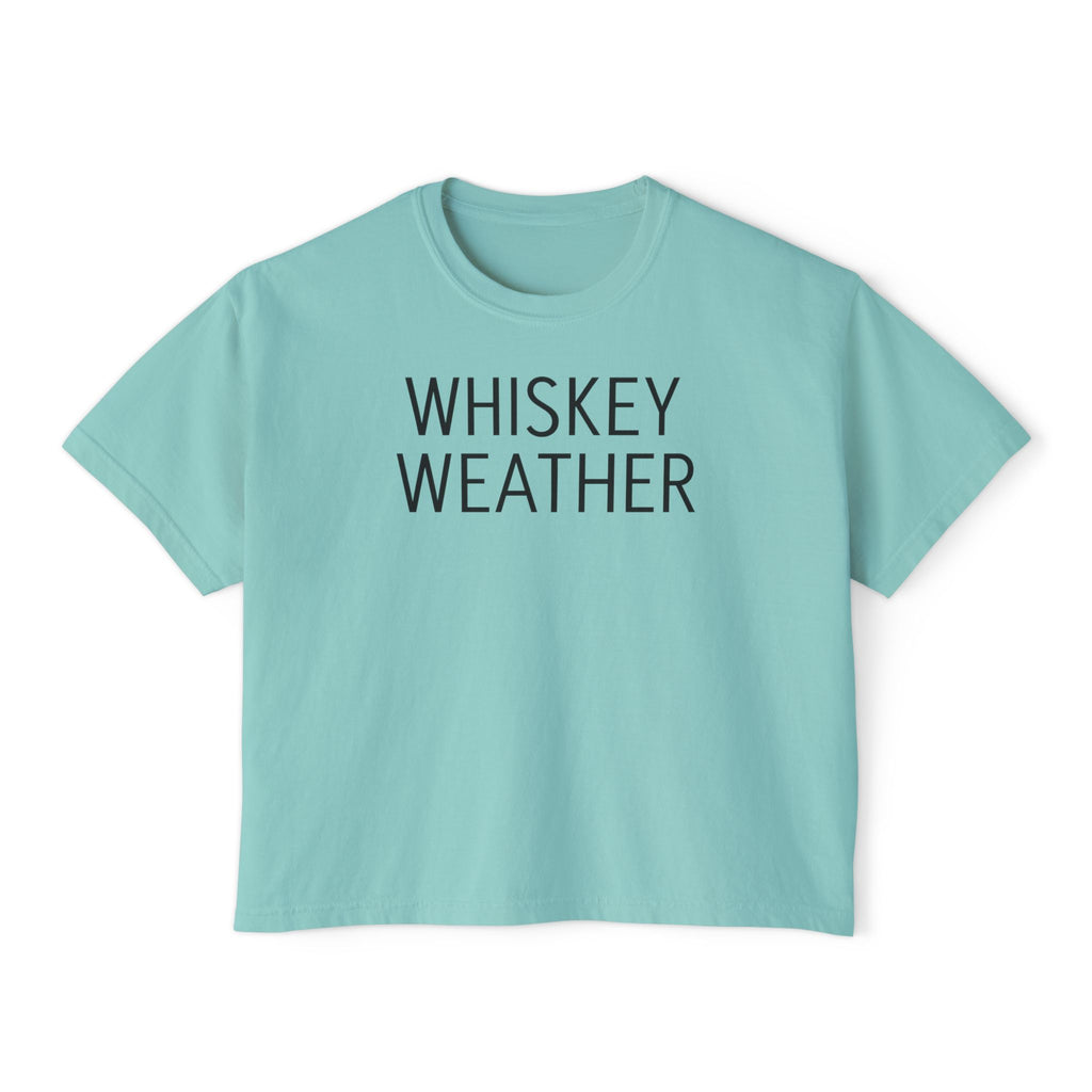 "Whiskey Weather " Boxy Tee for Women