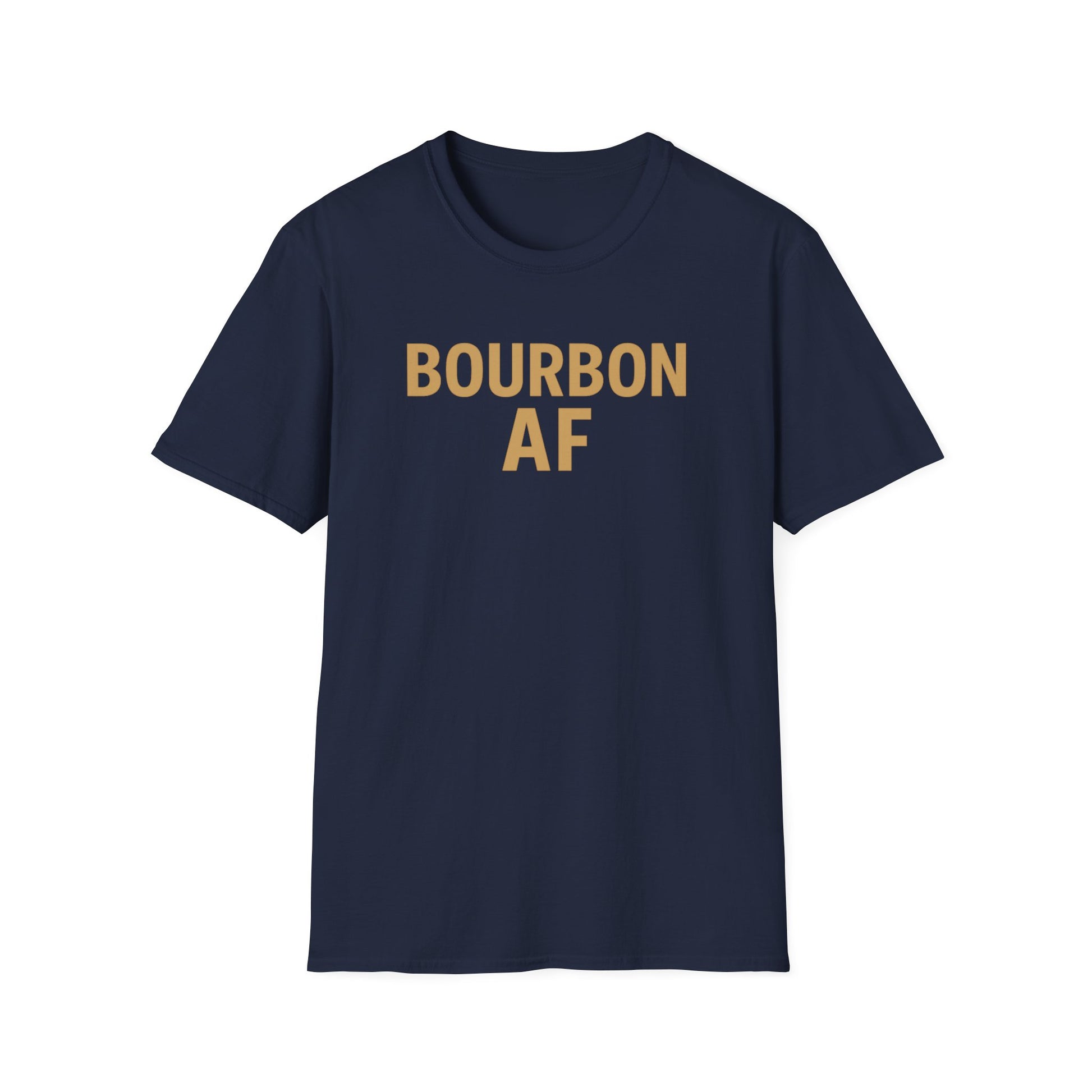Bourbon "AF" T-Shirt — Vintage Bar Style Tee for Whiskey Lovers