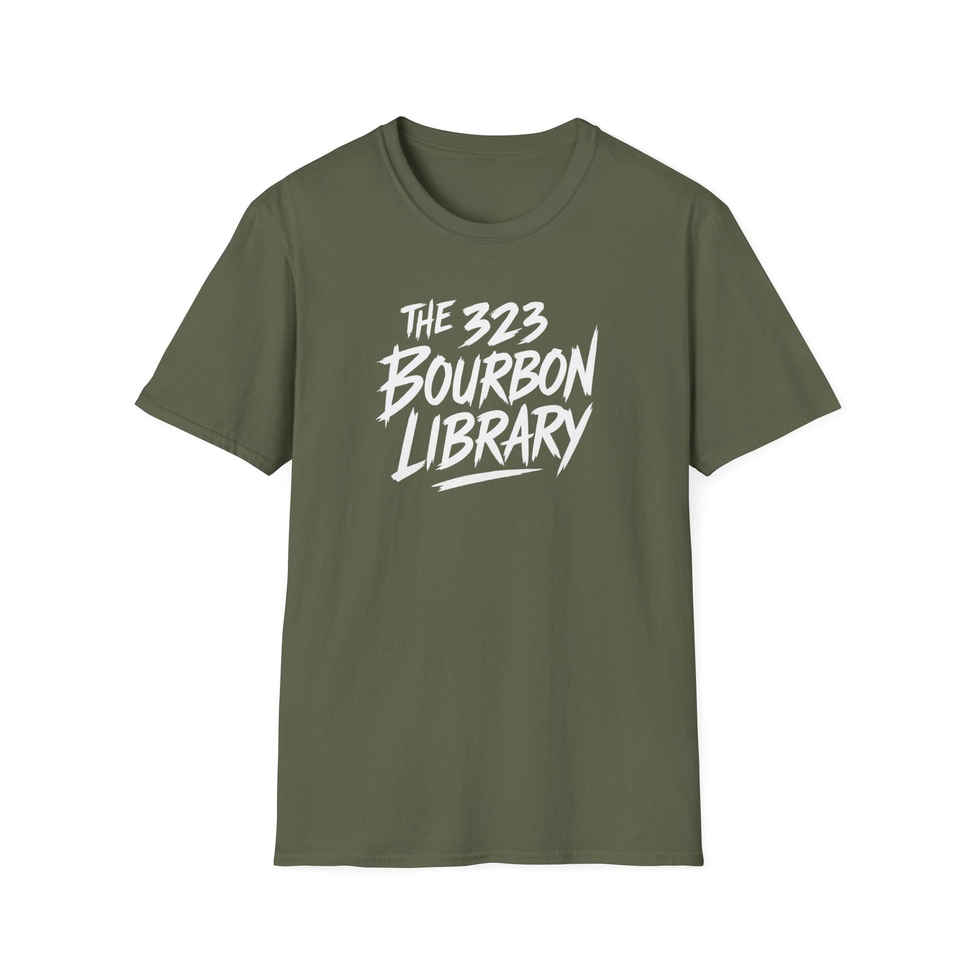 Graffiti - "The 323 Bourbon Library" Graphic T-Shirt