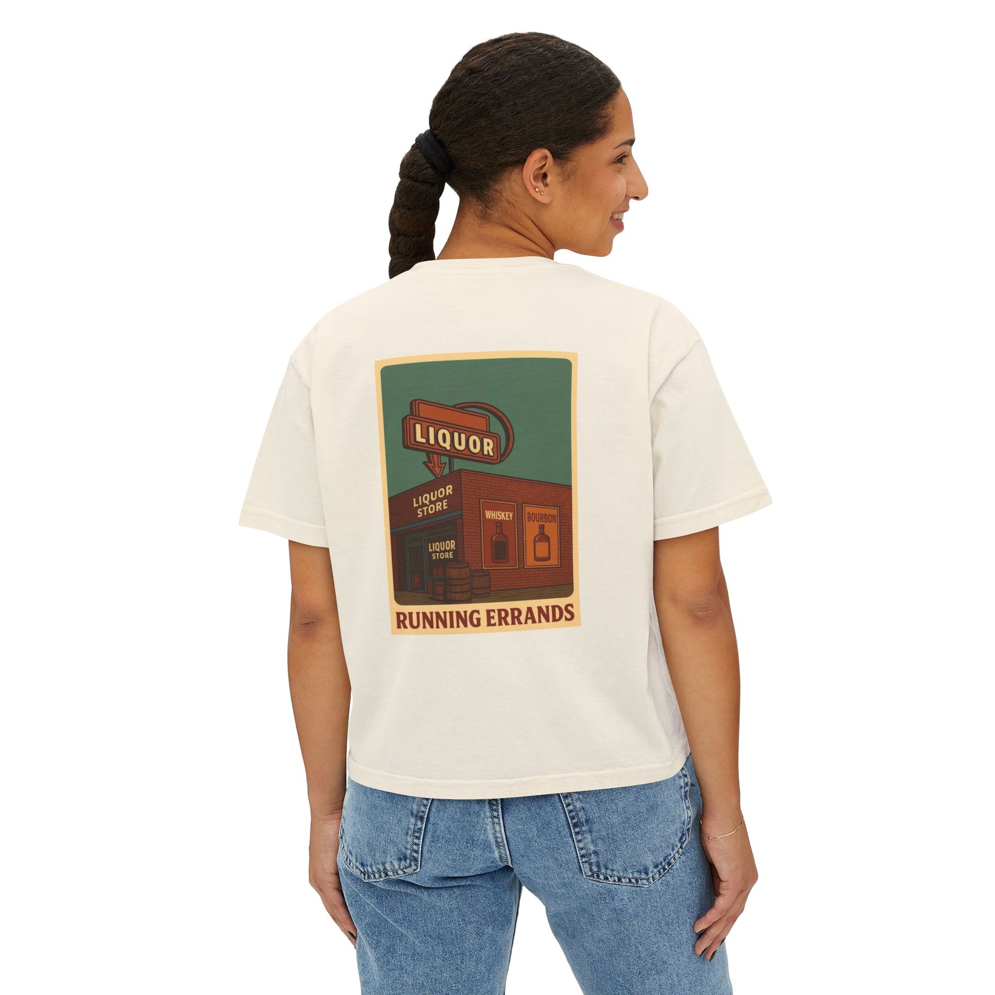 When your "Just Running Errands " Boxy Tee for Women