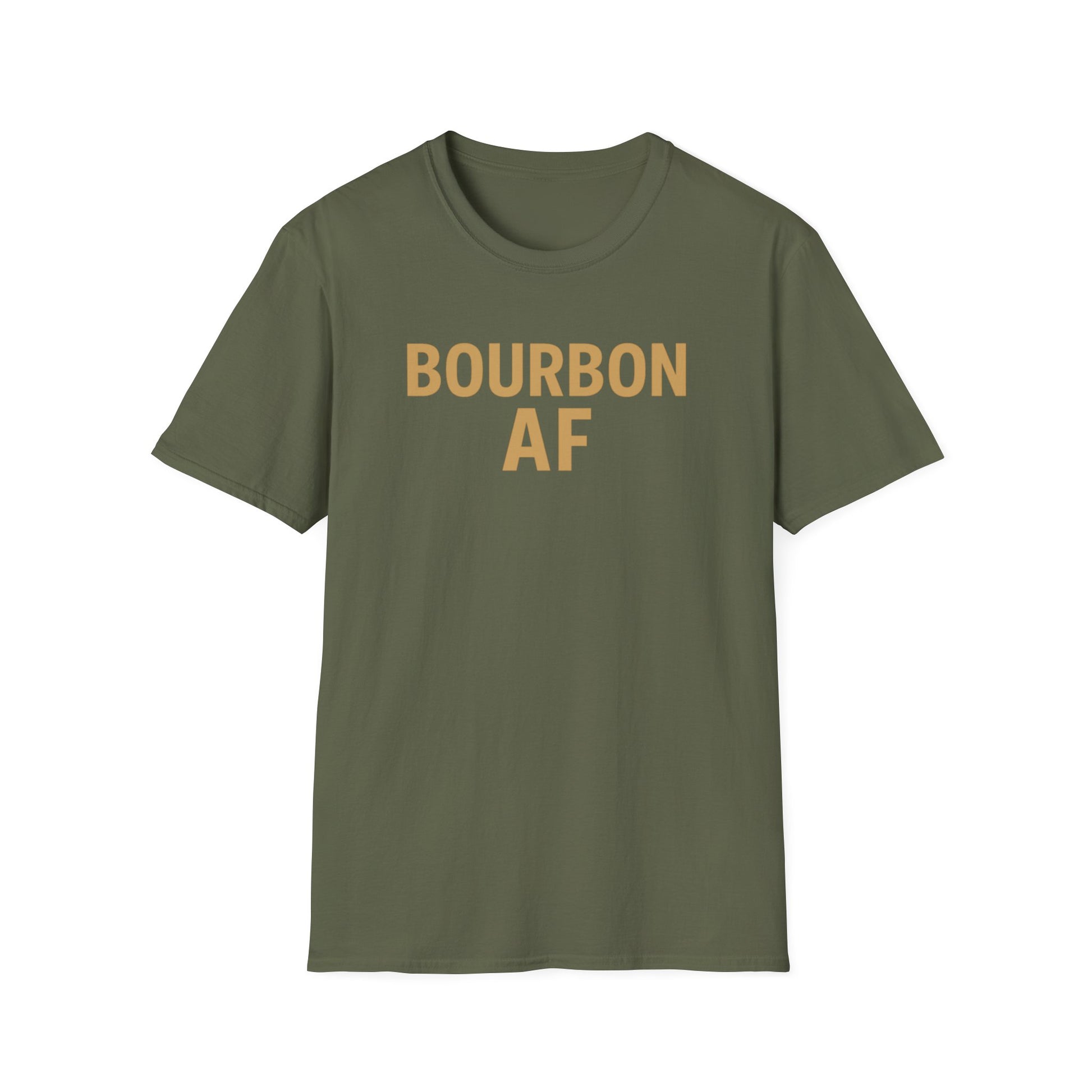Bourbon "AF" T-Shirt — Vintage Bar Style Tee for Whiskey Lovers
