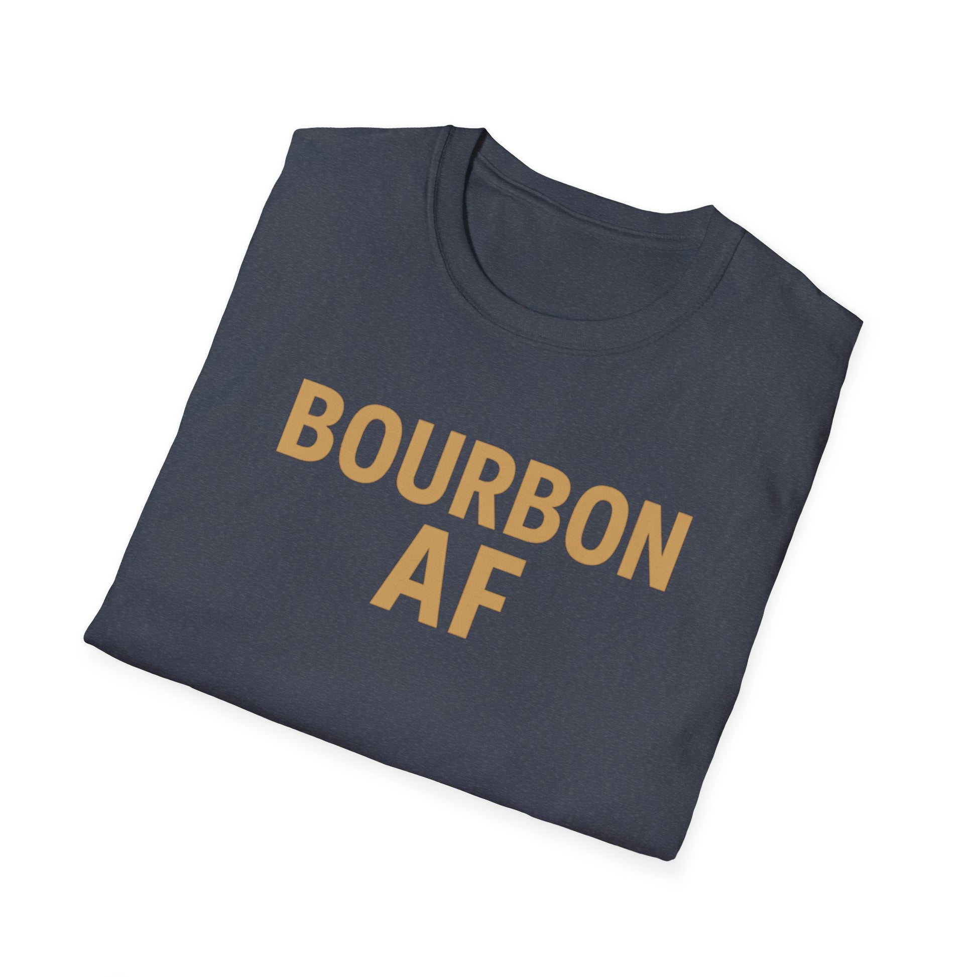 Bourbon "AF" T-Shirt — Vintage Bar Style Tee for Whiskey Lovers