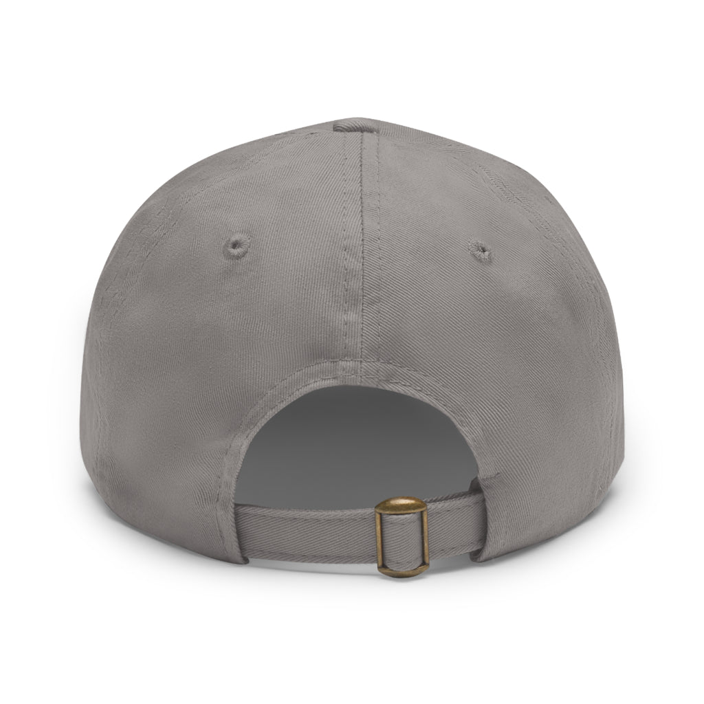 Leather Patch Dad Hat - Customizable Gift for Bourbon Lovers, Stylish Baseball Cap, Casual Wear, Father's Day, Unisex Hat