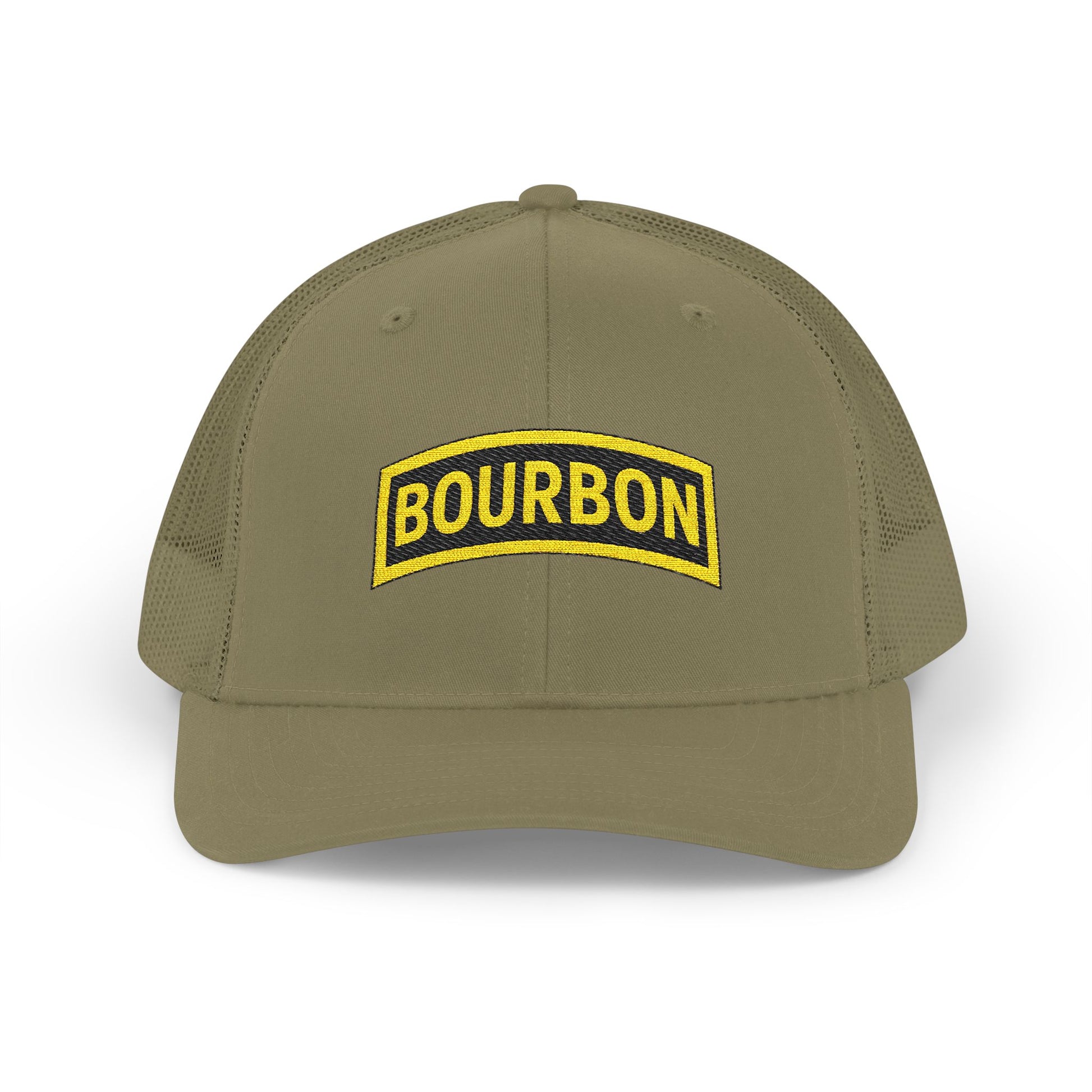 Embroidered Snapback Cap - Bourbon Arch Hat - Richardson 112