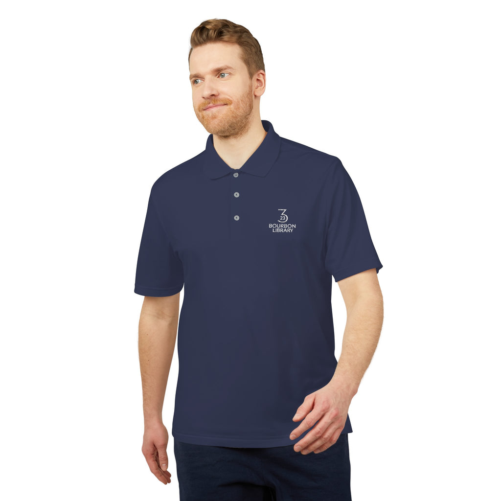 Performance Polo Shirt - 323 Bourbon Library - Adidas