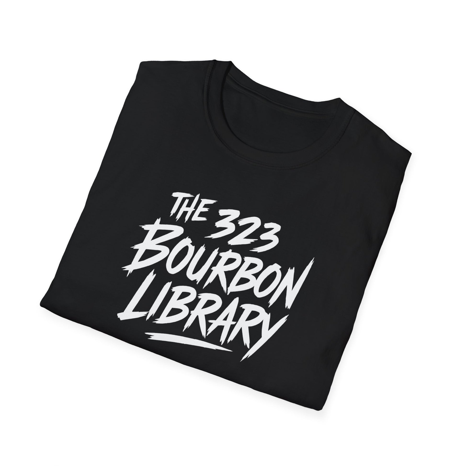 Graffiti - "The 323 Bourbon Library" Graphic T-Shirt