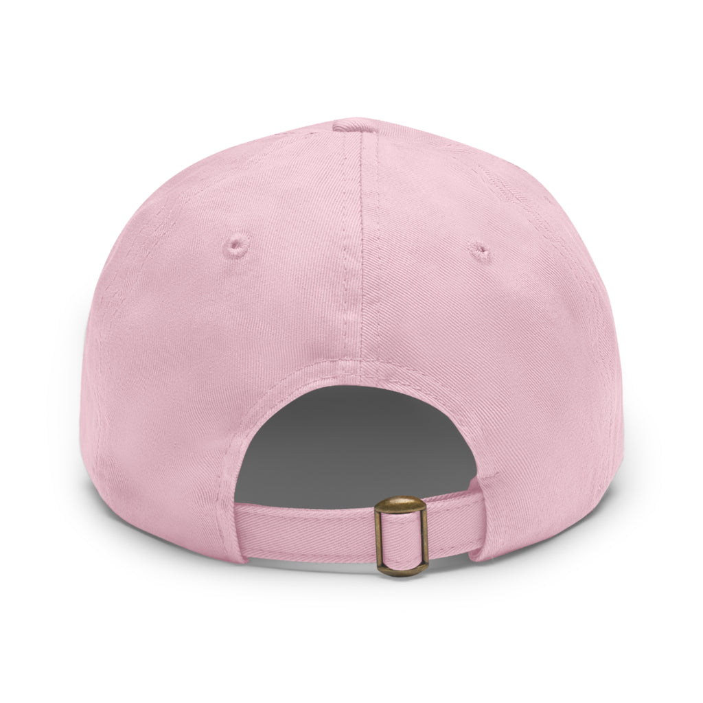 Leather Patch Dad Hat - Customizable Gift for Bourbon Lovers, Stylish Baseball Cap, Casual Wear, Father's Day, Unisex Hat