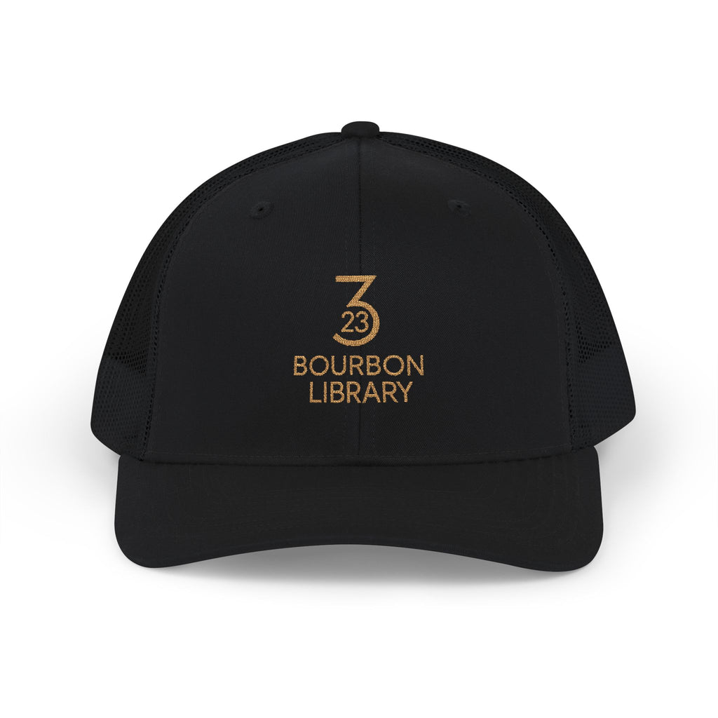 Embroidered Snapback Cap - 323 Bourbon Library Hat - Richardson 112