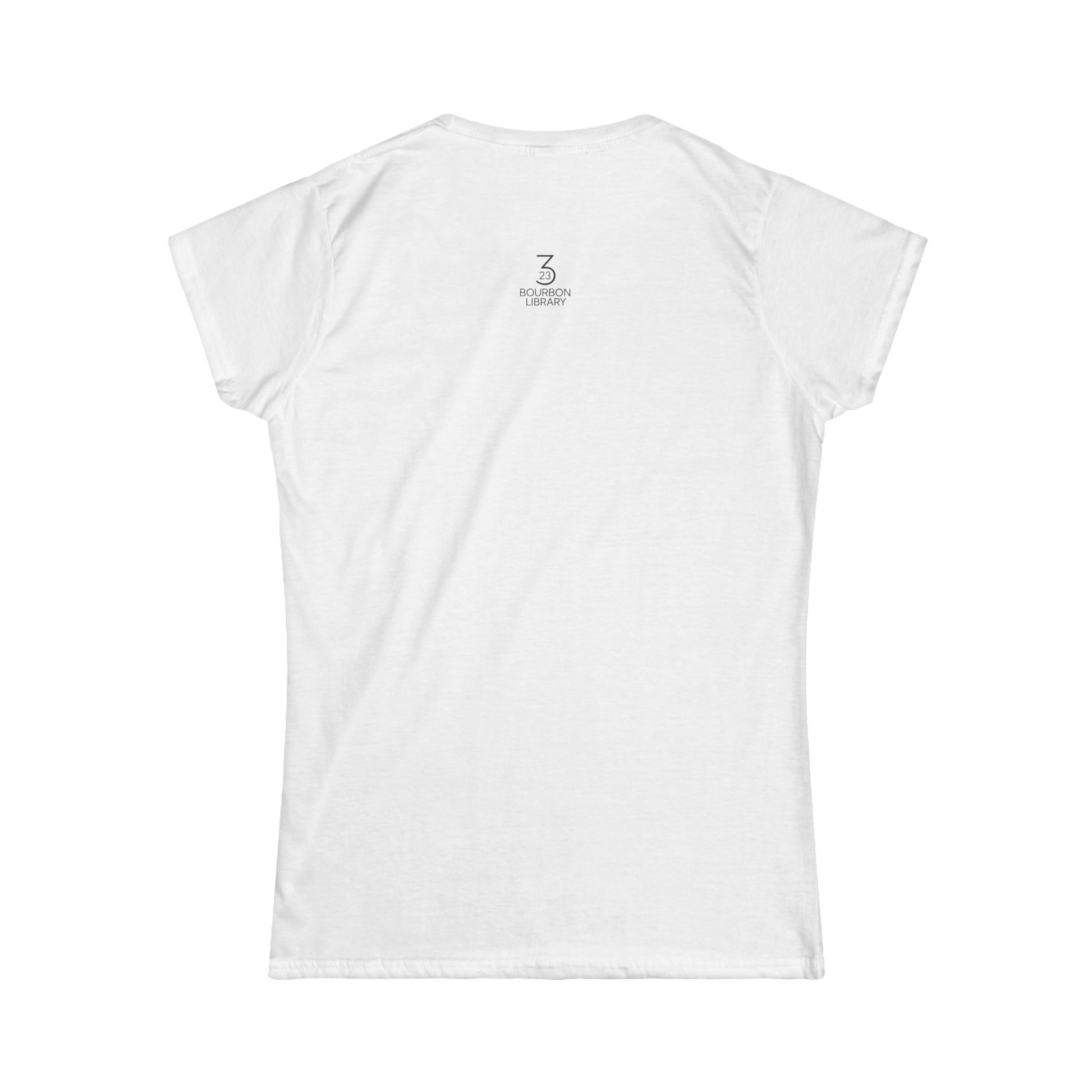 Bourbon Girl Women's Tee – Pink Badge Graphic Shirt