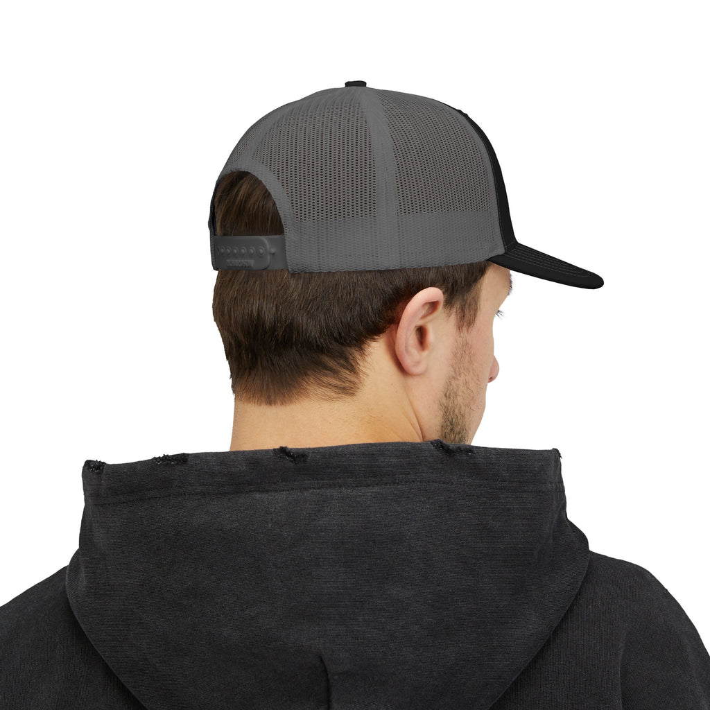 Embroidered Snapback Cap - 323 Bourbon Library Hat - Richardson 112