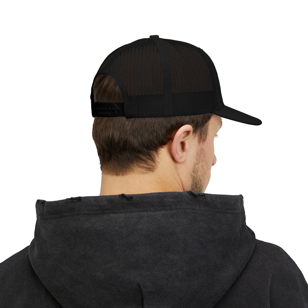 Embroidered Snapback Cap - 323 Bourbon Library Hat - Richardson 112