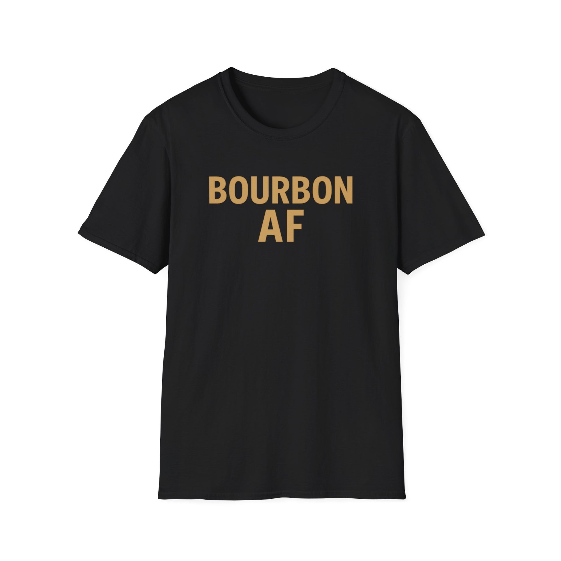 Bourbon "AF" T-Shirt — Vintage Bar Style Tee for Whiskey Lovers