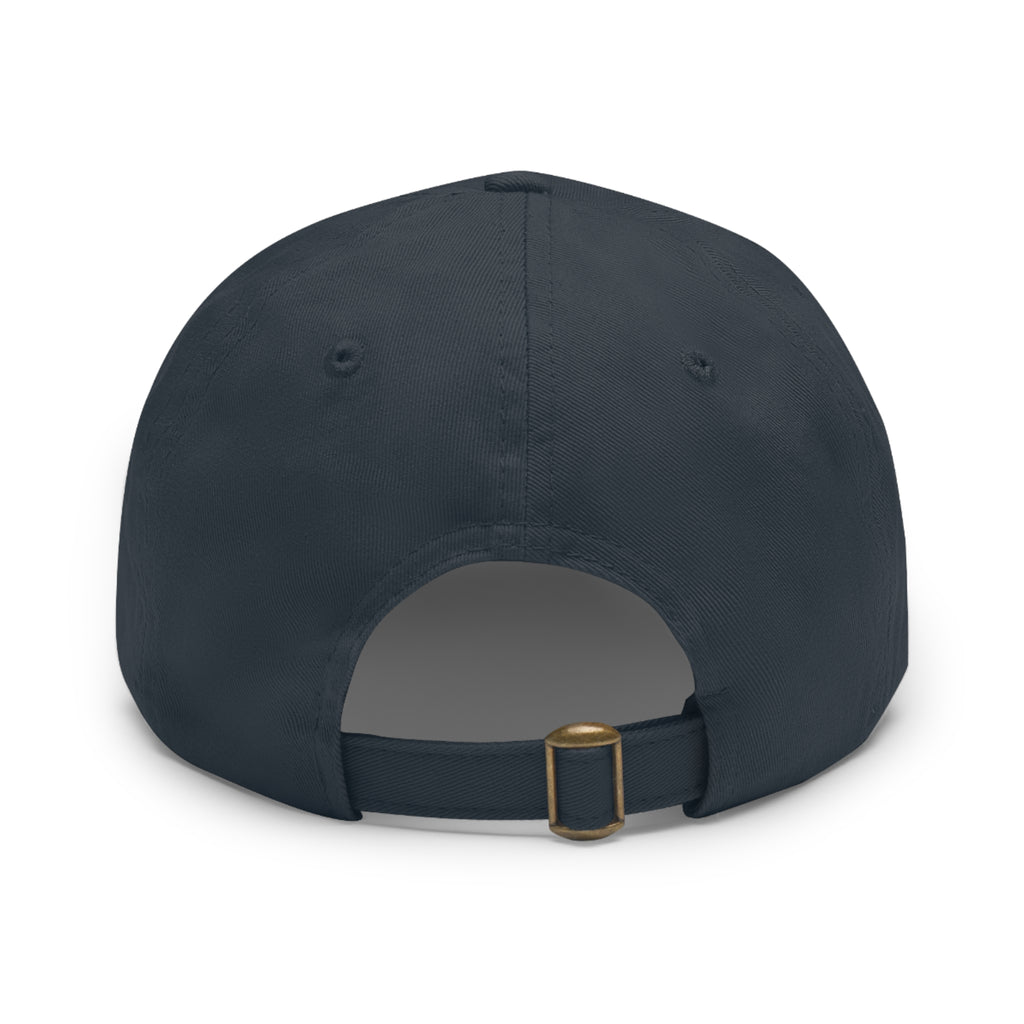 Leather Patch Dad Hat - Customizable Gift for Bourbon Lovers, Stylish Baseball Cap, Casual Wear, Father's Day, Unisex Hat