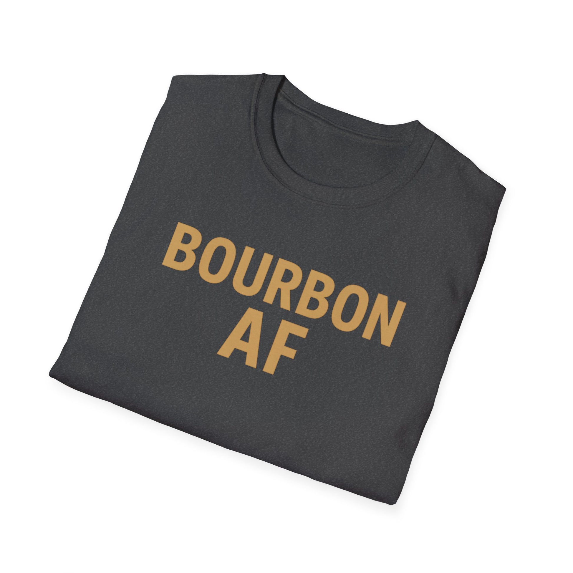 Bourbon "AF" T-Shirt — Vintage Bar Style Tee for Whiskey Lovers