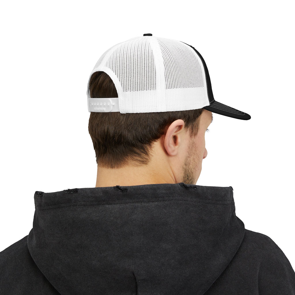 Embroidered Snapback Cap - 323 Bourbon Library Hat - Richardson 112