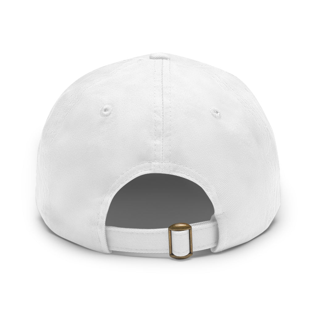 Leather Patch Dad Hat - Customizable Gift for Bourbon Lovers, Stylish Baseball Cap, Casual Wear, Father's Day, Unisex Hat
