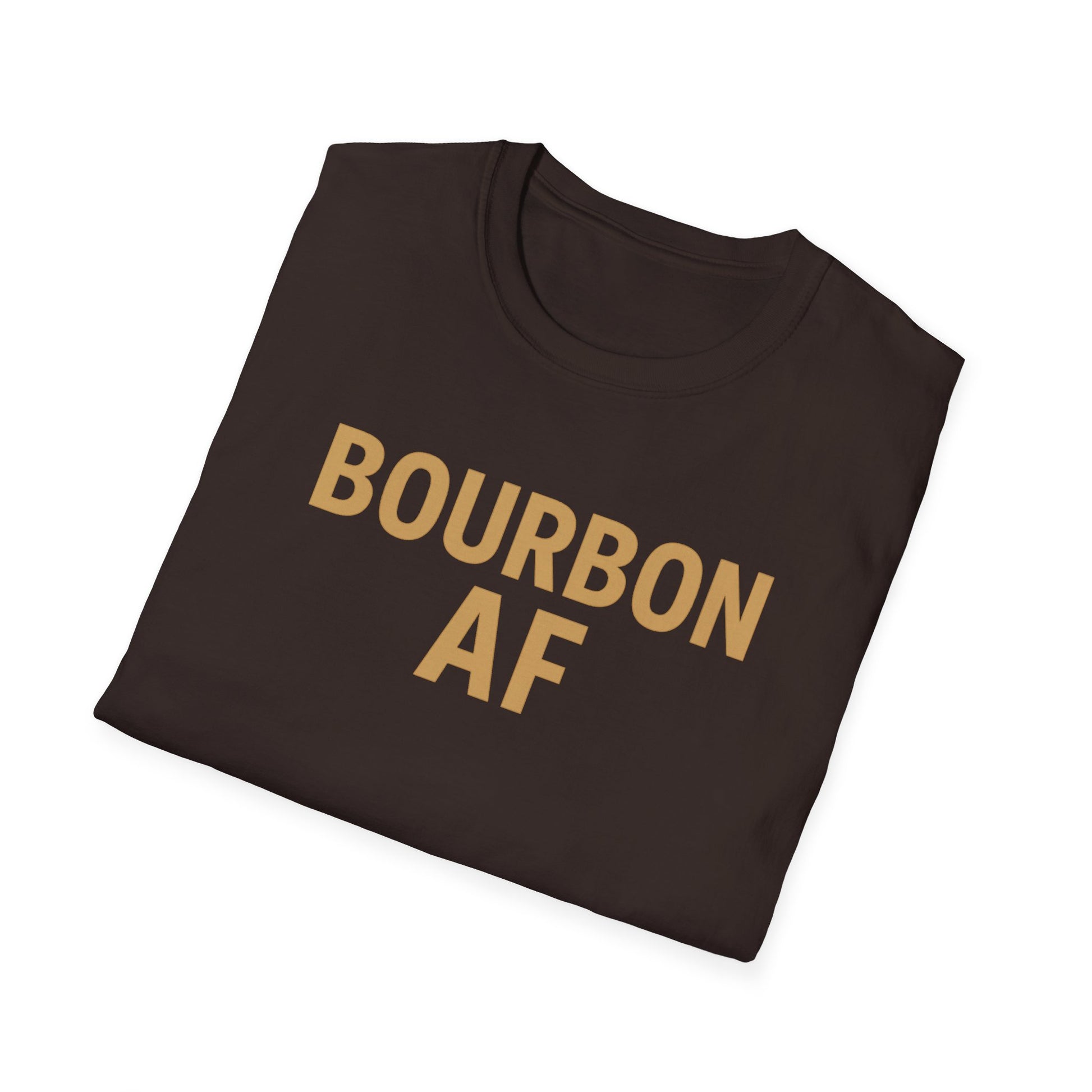 Bourbon "AF" T-Shirt — Vintage Bar Style Tee for Whiskey Lovers