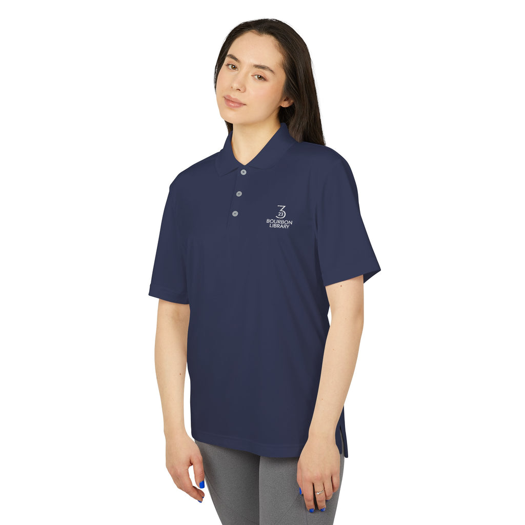Performance Polo Shirt - 323 Bourbon Library - Adidas