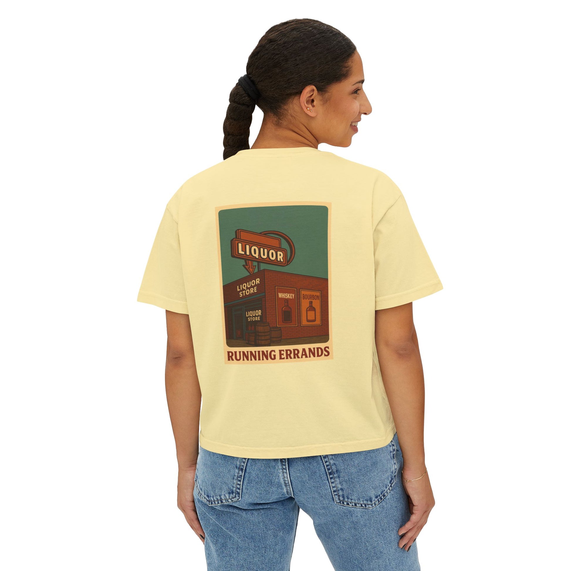 When your "Just Running Errands " Boxy Tee for Women