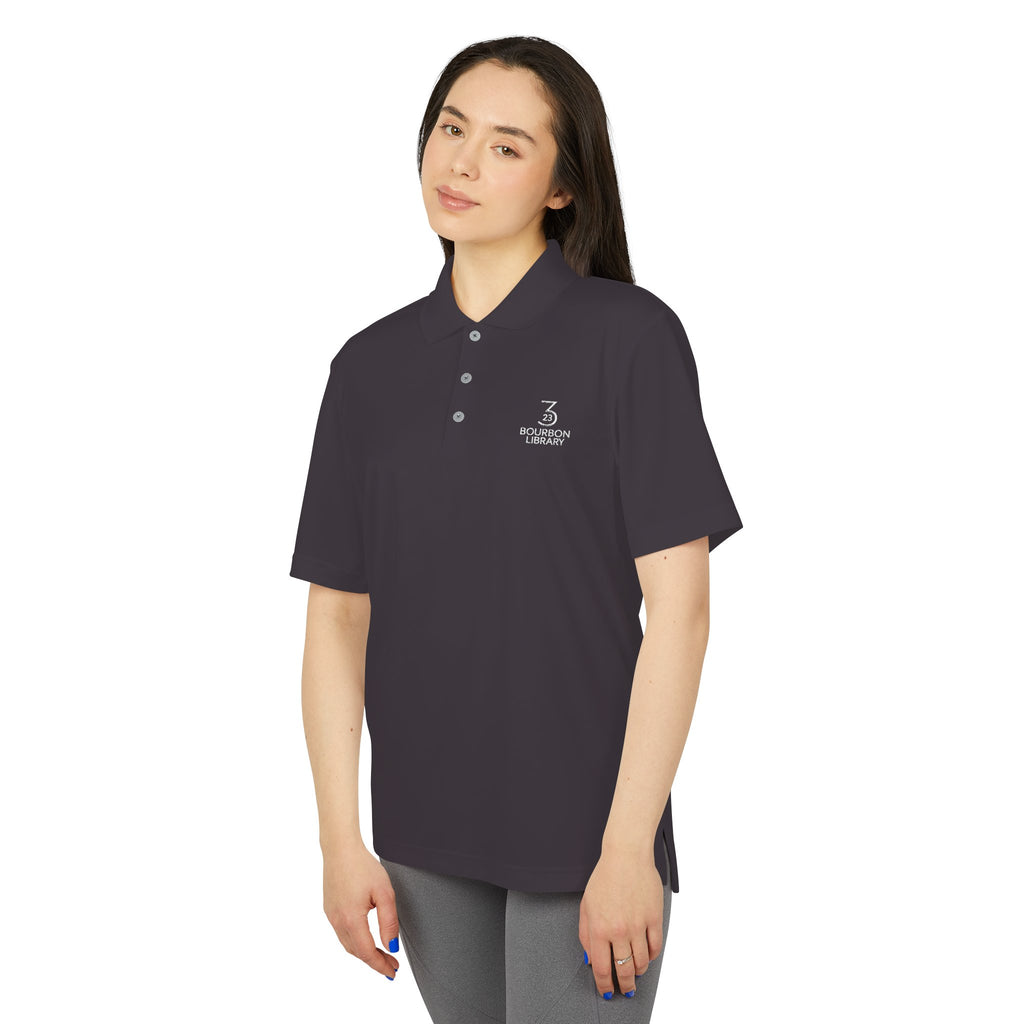 Performance Polo Shirt - 323 Bourbon Library - Adidas